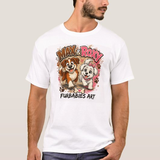 Max en Roxy Officieel T-shirt (Voorkant)