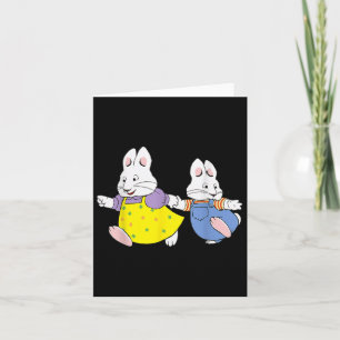 Max en Verjaardag Decoraties Ruby Bunny Kaart