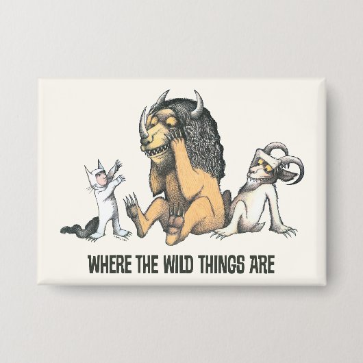 Max en Wilde Dingen spelen Button (Voorkant)