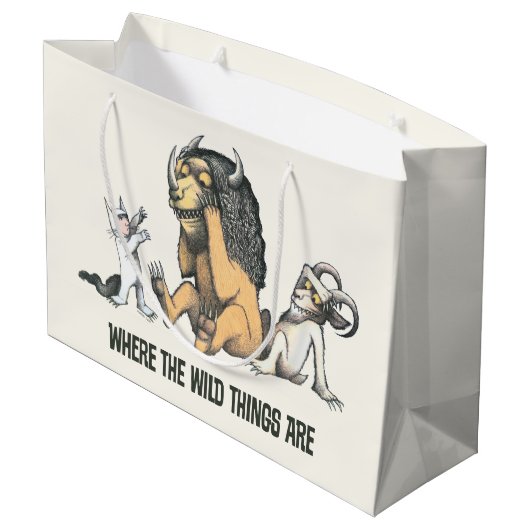 Max en Wilde Dingen spelen Groot Cadeauzakje (Achterkant Gekanteld)