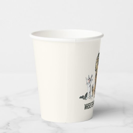 Max en Wilde Dingen spelen Papieren Bekers (Rechts)