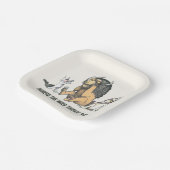 Max en Wilde Dingen spelen Papieren Bordje (Gebogen)