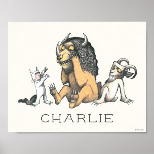 Max en Wilde Dingen spelen Poster