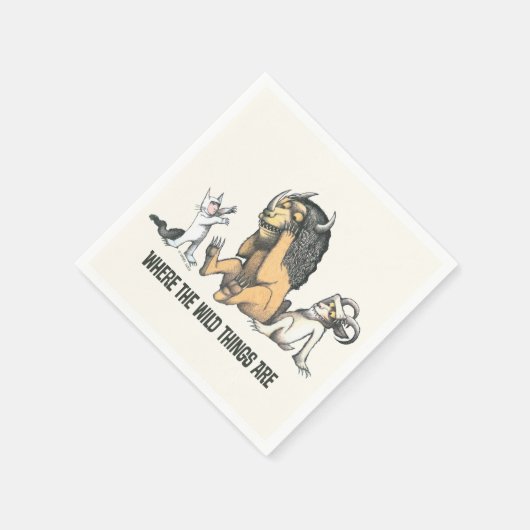 Max en Wilde Dingen spelen Servet (Hoek)