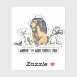 Max en Wilde Dingen spelen Sticker