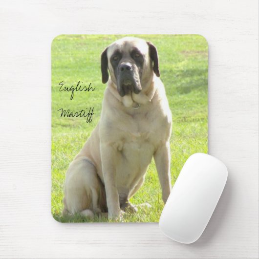Max, Engelse Mastiff Muismat (Met muis)
