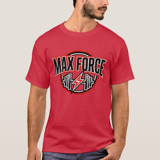 Max Force Gym Logo T-shirt (Voorkant)