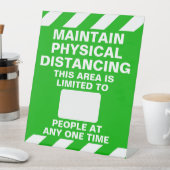 Max. fysieke vervorming. Beroep Reclamebord Met Voetstuk (Insitu)