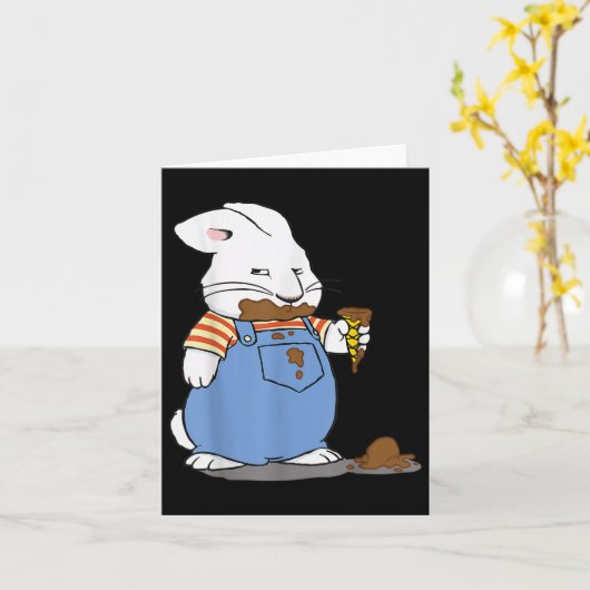 Max gesmolten ijs Verjaardag Decoraties Ruby Kaart (Gele Bloem)