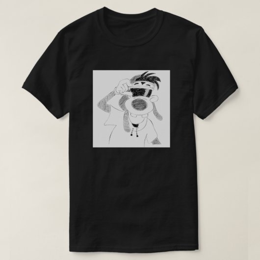 Max Goofy Sketch - Een Goofy Movie T-shirt (Design voorkant)