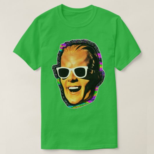 MAX HEADROOM 80s Cult TV Show T-shirt (Design voorkant)