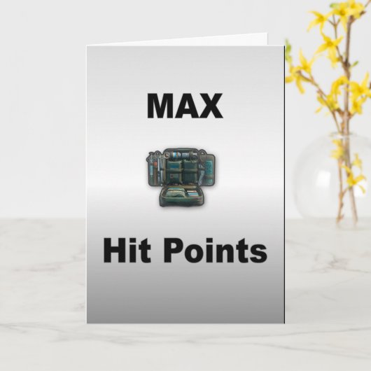 MAX Hit Points Kaart (Gele Bloem)