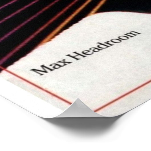 Max. hoofdkamer poster (Hoek)