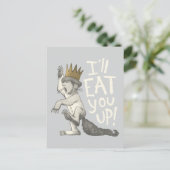 Max | Ik eet je op! Briefkaart (Staand voorkant)