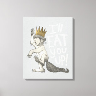 Max Ik eet je op! Canvas Afdruk