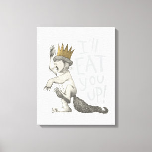Max Ik eet je op! Canvas Afdruk