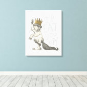 Max | Ik eet je op! Canvas Afdruk (Insitu (Houten vloer))