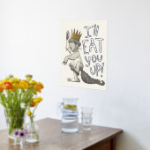 Max | Ik eet je op! Folie Afdrukken (Laag (Keuken))