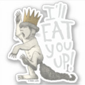 Max | Ik eet je op! Sticker (Voorkant)