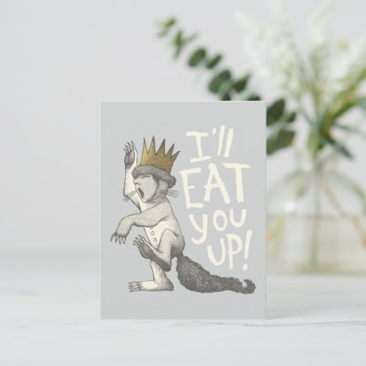 Max | Ik eet je wel op! Briefkaart (Staand voorkant)