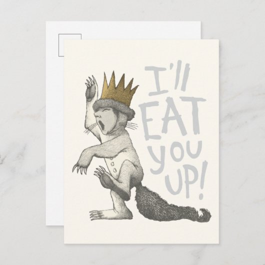 Max | Ik eet je wel op! Briefkaart (Voorkant / Achterkant)