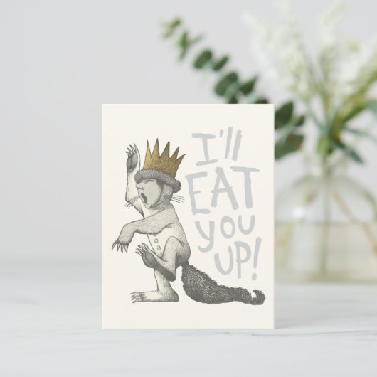 Max | Ik eet je wel op! Briefkaart (Staand voorkant)