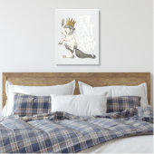 Max | Ik eet je wel op! Canvas Afdruk (Insitu (Slaapkamer))