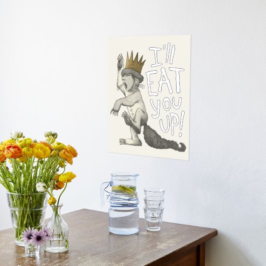 Max | Ik eet je wel op! Folie Afdrukken (Laag (Keuken))