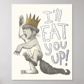 Max | Ik eet je wel op! Folie Afdrukken (Voorkant)