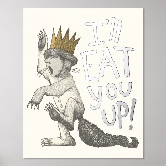 Max | Ik eet je wel op! Folie Afdrukken (Voorkant)