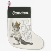 Max | Ik eet je wel op! | Jouw namen toevoegen Kleine Kerstsok (Voorkant)