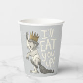 Max | Ik eet je wel op! Papieren Bekers (Voorkant)