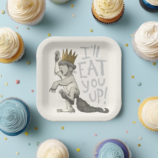 Max | Ik eet je wel op! Papieren Bordje