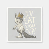 Max | Ik eet je wel op! Servet (Voorkant)