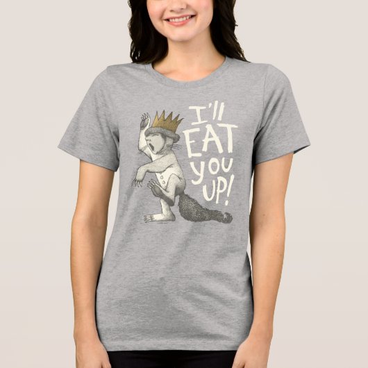 Max | Ik eet je wel op! Tri-Blend Shirt (Voorkant)