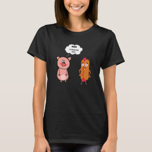 Max is dat je hotdog hotdog hotdog-handtas t-shirt