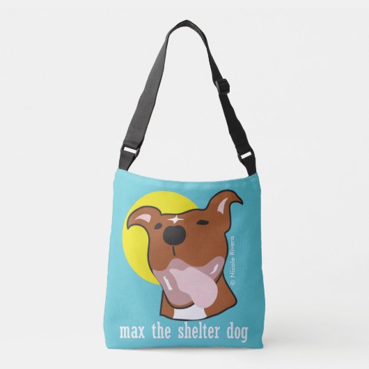 Max is over de schouder zon crossbody tas (Voorkant)
