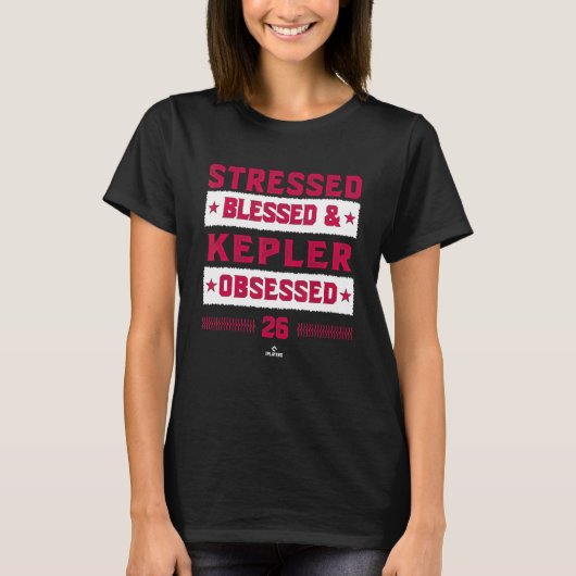 Max Kepler Obsessed Minnesota Baseball Player Mlbp T-shirt (Voorkant)