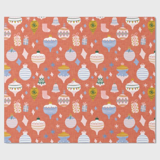 max. kerstsinaasappel cadeaupapier (Vlak)