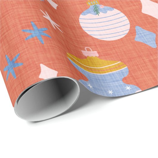 max. kerstsinaasappel cadeaupapier (Rol Hoek)