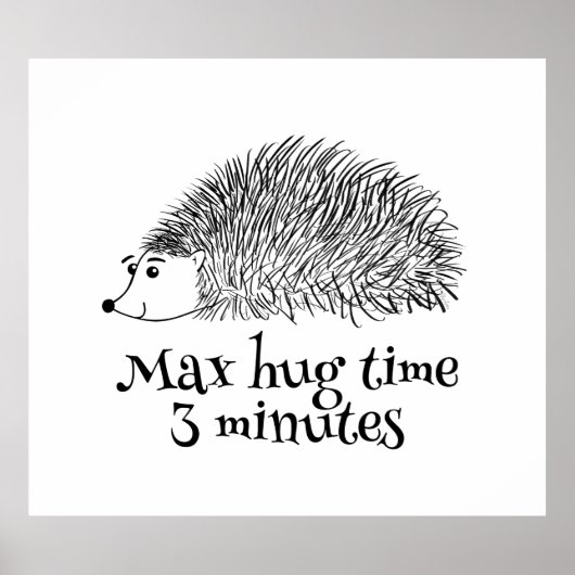 Max knuffeltijd 3 minuten poster (Voorkant)