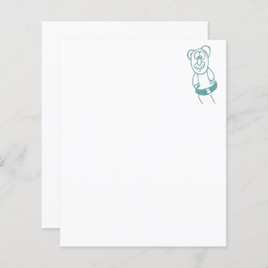 Max Letter papier 11,4 cm x 14,2 cm (Voorkant / Achterkant)