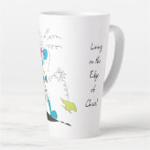 Max Leven aan de rand van Chaos Latte Mok (Rechterhoek)