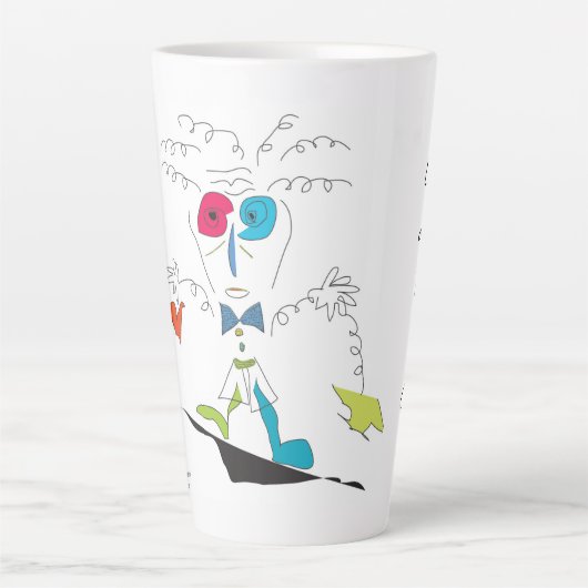 Max Leven aan de rand van Chaos Latte Mok (Voorkant)