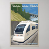  Max Lichte Rail Travel Poster (Voorkant)