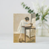 Max Liebermann- De kleindochter van de kunstenaar Briefkaart (Staand voorkant)
