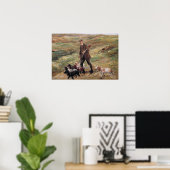 Max Liebermann Hunter in de Dunes Poster (Thuiskantoor)