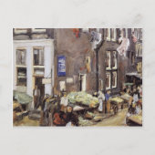 Max Liebermann- Joodse wijk in Amsterdam Briefkaart (Voorkant)