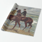 Max Liebermann: Twee ruiters op het strand Kunst Cadeaupapier (Uitgerold)