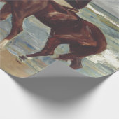 Max Liebermann: Twee ruiters op het strand Kunst Cadeaupapier (Hoek)